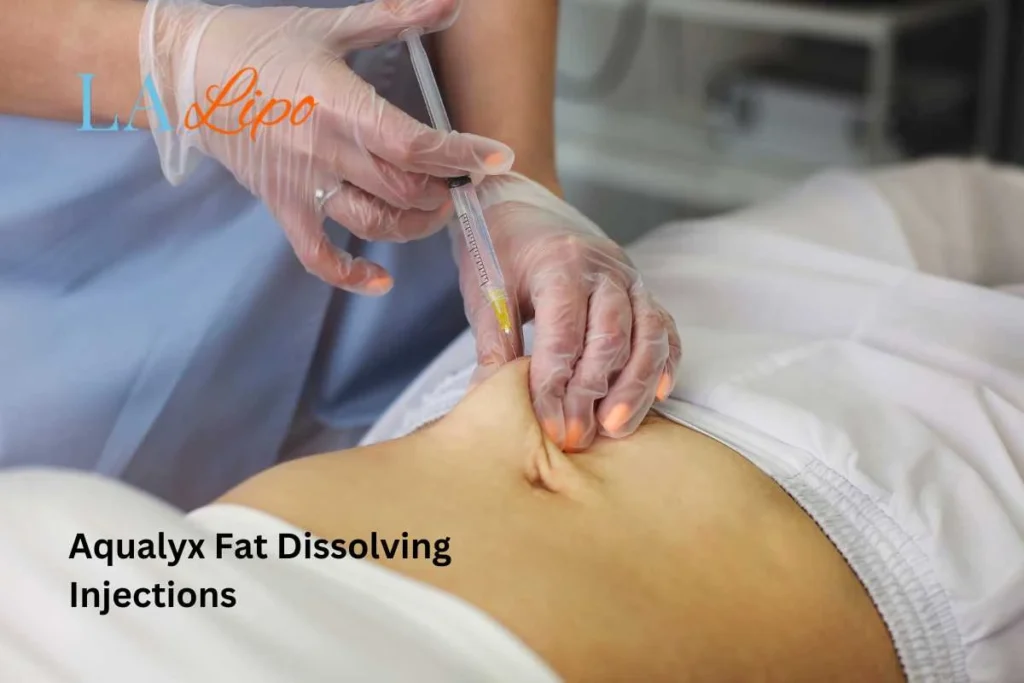 woman having fat dissolving injections Stoke-on-Trent in the stomach