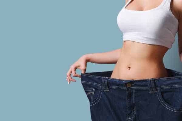woman after fat reduction treatment Stoke-on-Trent