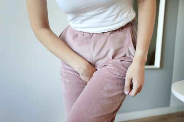woman struggling with urine incontinence Stoke-on-Trent