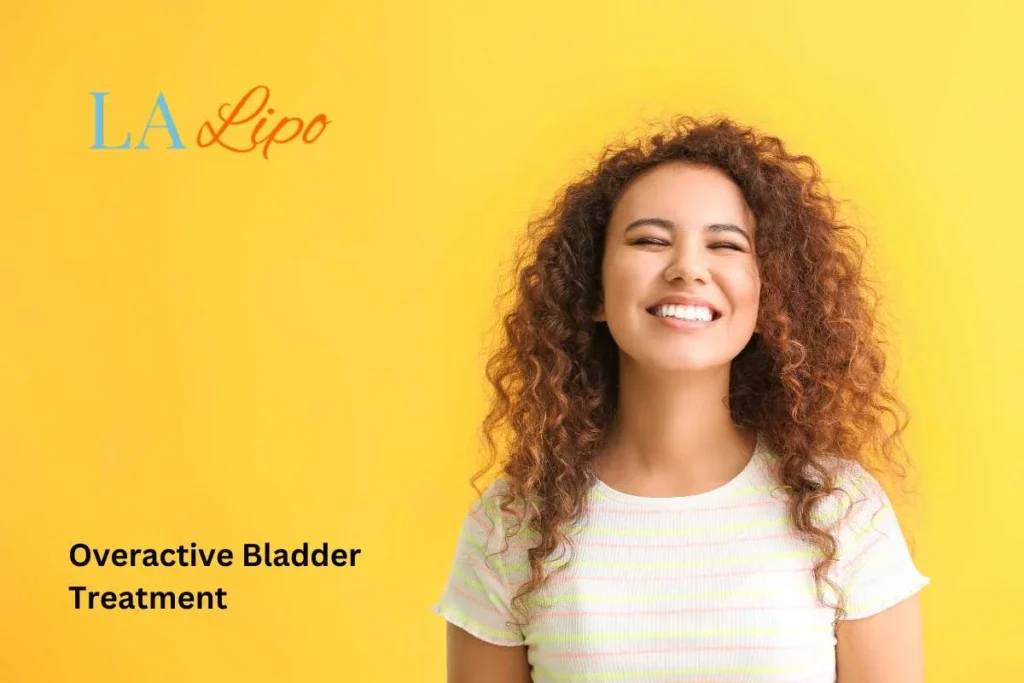woman smiling about overactive bladder treatment Stoke-on-Trent solutions