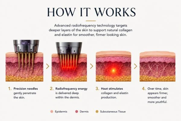 Diagram of how Collagen Lift Therapy Stoke-on-Trent works