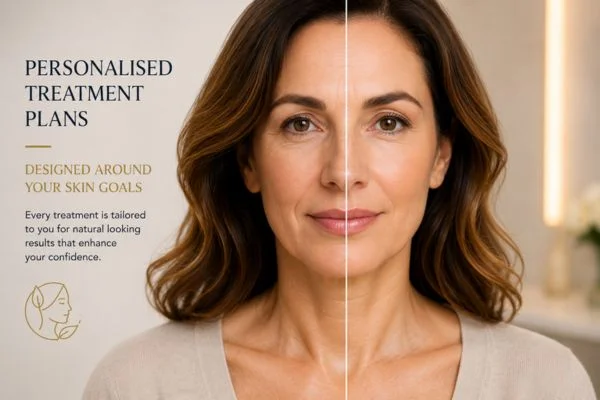 Before and after results of Collagen Lift Therapy Stoke-on-Trent